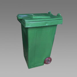 Outdoor Foot pedal Dust Bins on Wheels